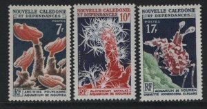 NEW CALEDONIA   338-340  MINT HINGED  SET