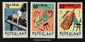 Netherlands Scott B668-B670 Mint never hinged.