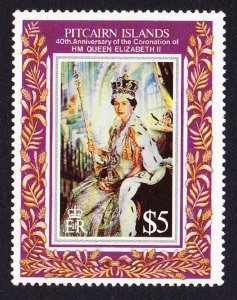 Pitcairn 40th Anniversary of Coronation 1993 MNH SC#383 SG#430 MI#412