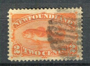 CANADA; NEWFOUNDLAND 1887 classic Cod issue used 2c. value