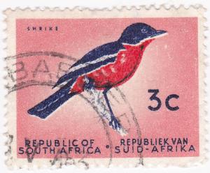 South Africa - 1961 Republic Issue - Birds 3c used SG 243