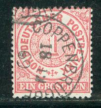 German States North German Confederation Scott # 16, used