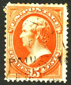 U.S. #189 USED CREASE