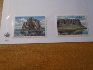 Iceland  #  713-14  MNH