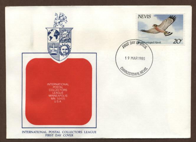 Nevis # 403 Broad Winged Hawk FDC