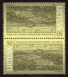 Lithuania Sc# 573a MNH Palanga Botanical Park Cent. (Pair)