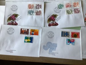 Switzerland postal  covers  16  items Ref A2162