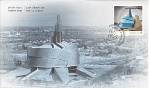 2014 Canada FDC Sc 2771 - Canadian Museum for Human Rights