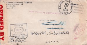 United States A.P.O.'s Soldier's Free Mail 1943 U.S. Army Postal Service, A.P...