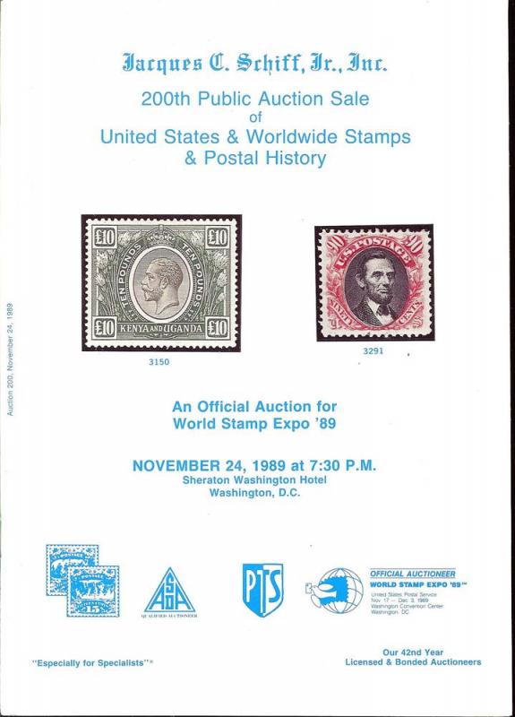 United States, Worldwide Stamps & Postal History, Schiff 200