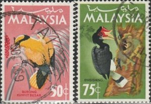 Malaya, #22-23 Used, From 1965