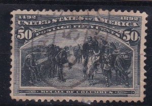 US 240, Used - 50-Cent Columbian, Filler