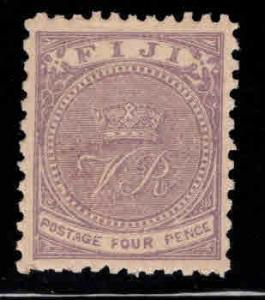 FIJI Scott 42 MH*  Crown VR stamp 1890