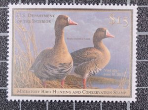 Scott RW78 2011 $15.00 Duck Stamp MNH PSE Cert Grade 98 SCV - $120.00