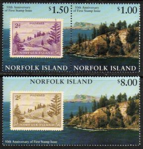 Norfolk Island Sc #625a-626 MNH
