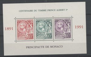 Monaco #1782  Souvenir Sheet