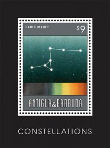 Antigua and Barbuda - 2013 Constellations Souvenir Sheet - MNH