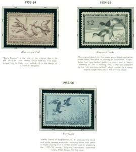 US DUCK STAMP COLLECTION - #RW1-73, Complete to 2006, NH in album Scott $5,779