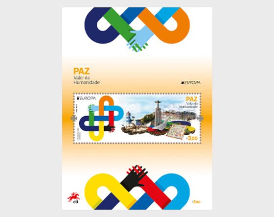 2023 Portugal  Peace Europa SS (Scott NA) MNH