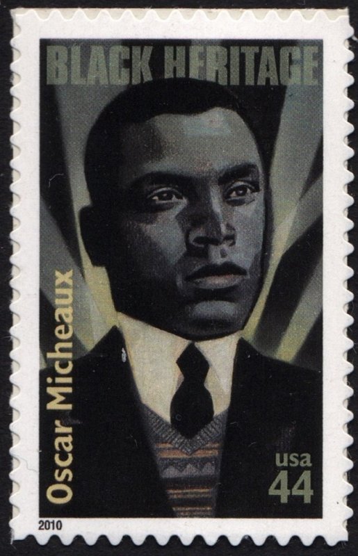 SC#4464 44¢ Oscar Micheaux Single (2010) SA