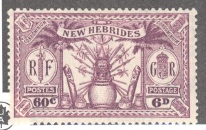 New Hebrides- British, Sc #46, MH