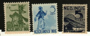 Netherlands Indies #230-1, 266 MH