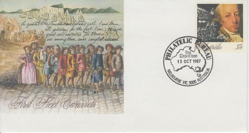 1987 Australia First Fleet Series Convicts SE FDC