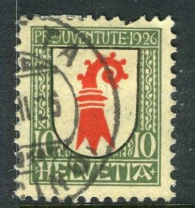 SWITZERLAND; Early Pro-Juventute issue 1926 fine used 10c. value