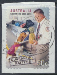 Australia  SG 3021  SC# 2895 Used  SA Quarantine see details scan    