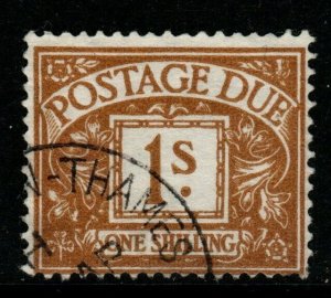 GB SGD64wi 1960 1/= OCHRE WMK SIDEWAYS-INVERTED FINE USED