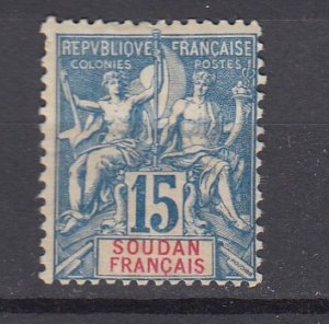 J39567 JL stamps, 1894-1900 french sudan mh #9 commerce