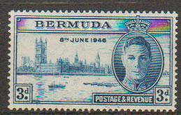 Bermuda SG 124  Mint Very Light Hinge