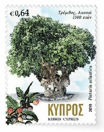 CYPRUS/2019, Centennial Trees Stamp Set (Nature, Flora), MNH 