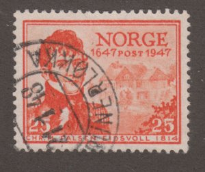 Norway 282 Christian Magnus Falsen  1947