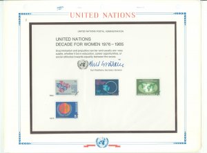 United Nations #866-67  Single (Complete Set)