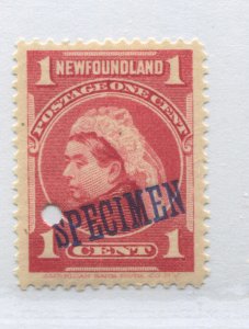 Newfoundland 1897 1 cent unmounted mint NH overprinted SPECIMEN