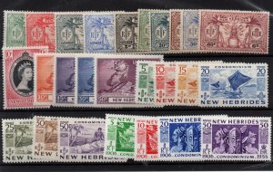 New Hebrides mint LHM collection WS36862