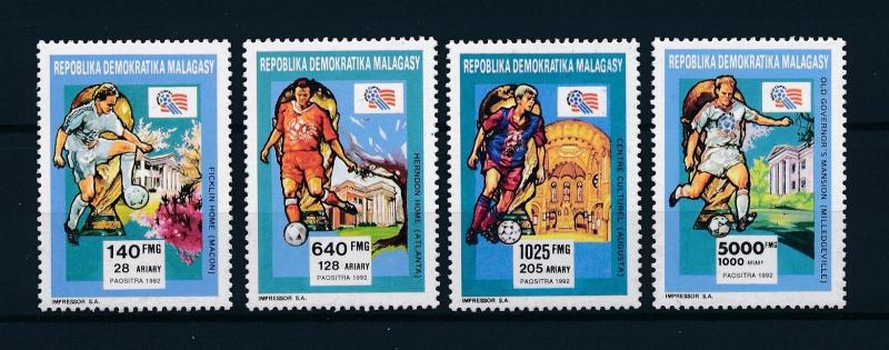 [59565] Madagascar 1992 World Cup Soccer Football USA MNH