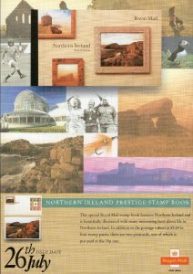 POST OFFICE PUBLICITY FOR NORTHERN IRELAND PRESTIGE BOOKLET