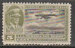 MEXICO C5, 5¢, CAPT. EMILIO CARRANZA SINGLE. MINT, NH. F-VF.