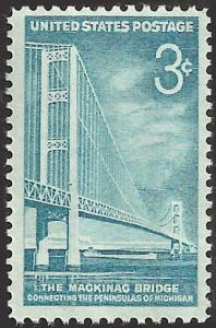 # 1109 MINT NEVER HINGED MACKINAC BRIDGE