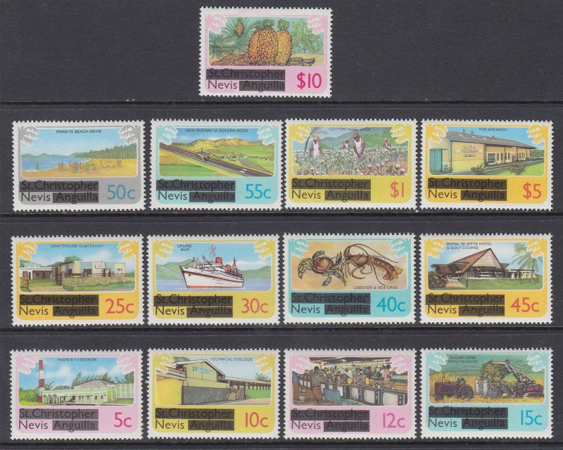 Nevis 100-112 MNH VF