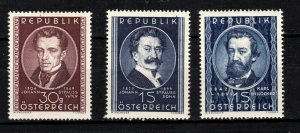 Austria stamps #560 - 562, MH OG, VF-XF, SCV $20.85 