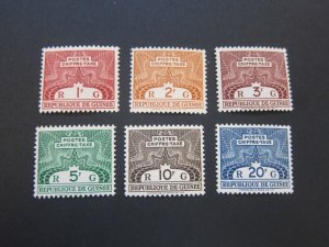 Guinea 1960 Sc J42-7 set MNH