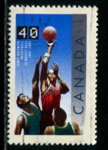 1343 Canada 40c Basketball Centennial, used