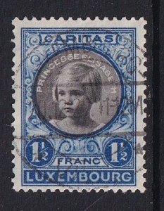 Luxembourg   #B29  used 1927  Princess Elisabeth 1 1/2fr