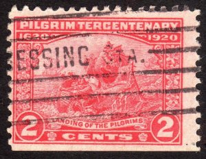 1920, US 2c, Landing of the Pilgrims, Used, Sc 549