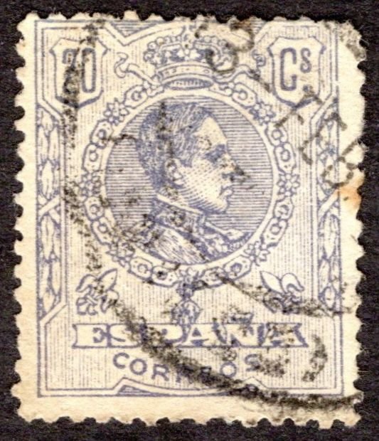 1920, Spain 20c, King Alfonso XIII, Used, Sc 316