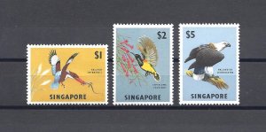 SINGAPORE 1962/66 SG 75/77 MNH Cat £50