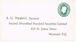 Canada Unitrade Envelope U27